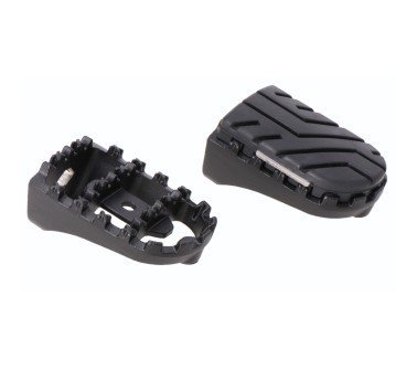 SW-Motech kit de reposapies (negros) para off-road y turismo Yamaha XT 660 R / Z Tenere