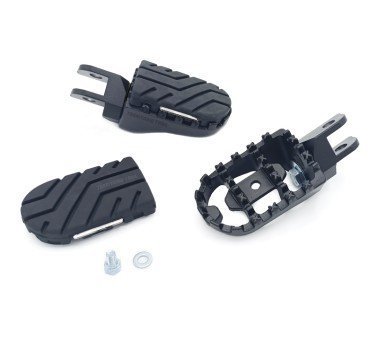 SW-Motech kit de reposapies (negros) para off-road y turismo Yamaha XT 660 R / Z Tenere