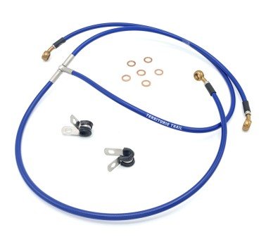 Latiguillo metálico completo freno delantero Yamaha Tenere 660 sin ABS