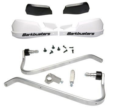 Barkbusters paramanos VPS blancos barras de aluminio Transalp 600 / 650 / 700