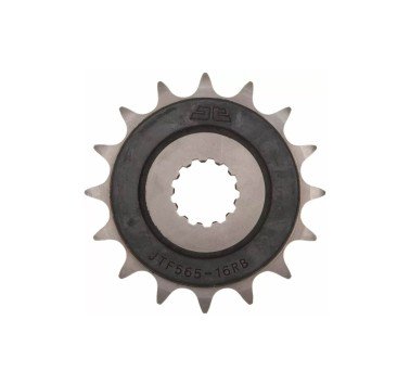 Piñón JT acero de 16 dientes JTF565.16RB versión engomado