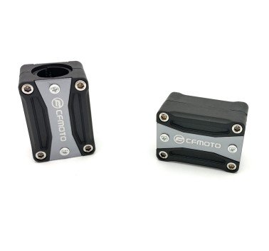 Kit de topes para defensas. Logo CF Moto