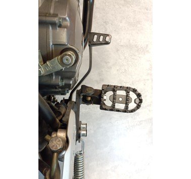 SW-Motech kit de reposapies (negros) para off-road y turismo Yamaha XT 660 R / Z Tenere