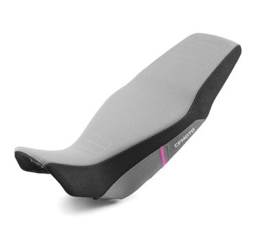 Asiento alto CF Moto 450 MT (gris - rosa)