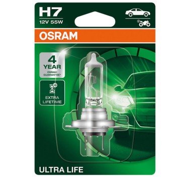 Bombilla para faro principal H7 12V 55W Ultra Life