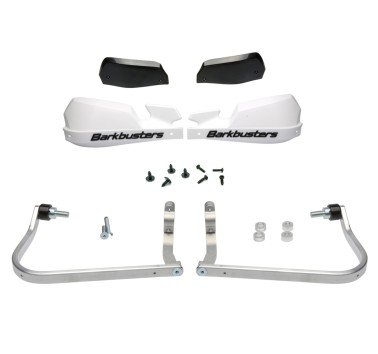 Kit de paramanos Barkbusters VPS blancos BMW F 800 GS (08-12) / R 1200 GS (04-12)