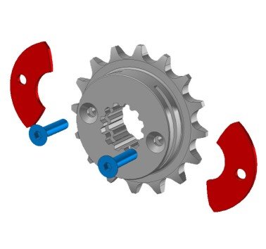 Piñón KKBIKE 250130 de 15 dientes