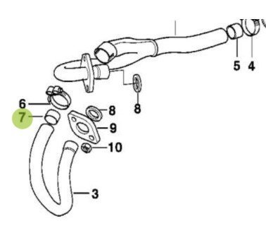 Junta conector de escape BMW F 650 / ST