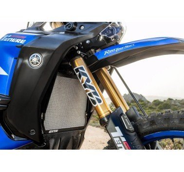 Juego adhesivos barras horquilla logo Kayaba transparentes