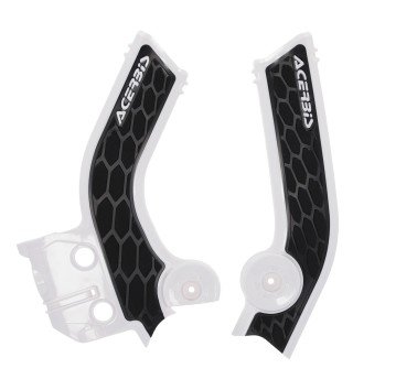 Juego de protectores de chasis negro / blanco Kove 450 Rally