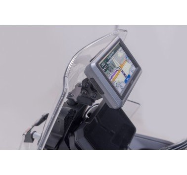 SW-Motech  Soporte GPS en salpicadero,Negro. KTM 890 Adv (23-).
