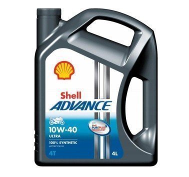 Aceite motor 4T. Shell Advance Ultra10w40 sintético. 4litros