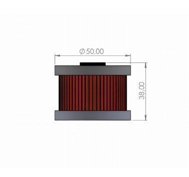 Filtro de aceite Hiflofiltro HF112