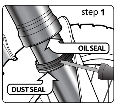 Limpia retenes de horquilla 45-55mm