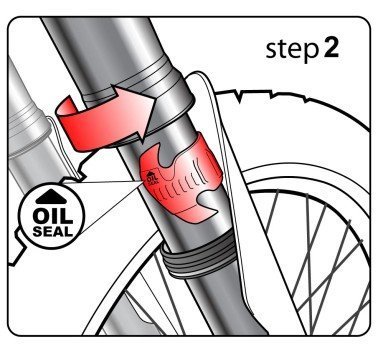 Limpia retenes de horquilla 45-55mm