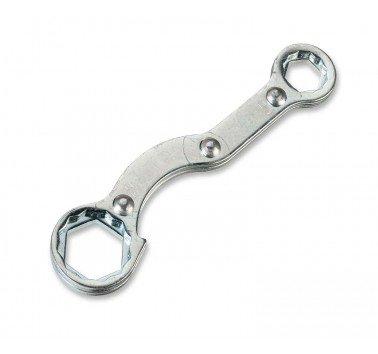 Llave combinada para ejes de rueda 17, 21, 27 y 32 mm