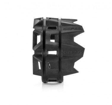 Acerbis protector de escape negro contra golpes y calor