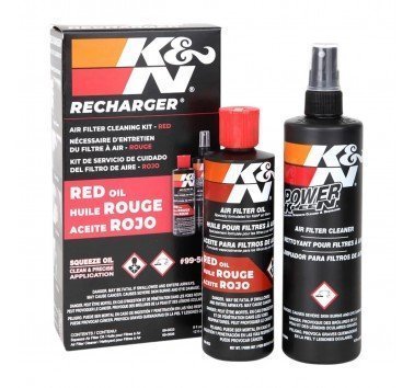Kit botes de limpieza filtros K&N: aceite + limpiador