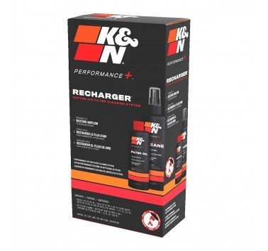 Kit botes de limpieza filtros K&N: aceite + limpiador