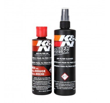 Kit botes de limpieza filtros K&N: aceite + limpiador