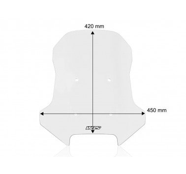 WRS pantalla elevada transparente CF Moto 450 MT