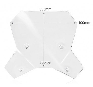 WRS pantalla elevada transparente KTM 1290 Super Adv (21-24)
