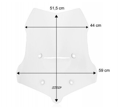 WRS pantalla elevada transparente Voge 525 DSX