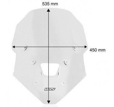 WRS pantalla elevada transparente Honda CRF 1100 Africa Twin (24-25)