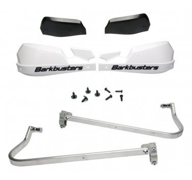 Kit de paramanos Barkbusters VPS blancos BMW G 650 GS (11-16)