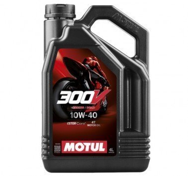 Aceite motor 4T. Motul 300V FL Road Racing 10W40. 4 Litros