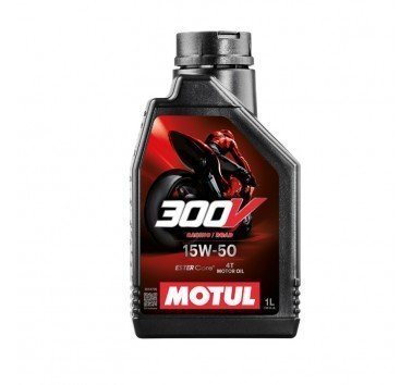 Aceite motor 4T. Motul 300V FL Road Racing 15W50. 1 Litro