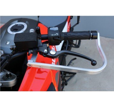 Kit de paramanos Barkbusters VPS blancos Suzuki V-Strom 1050