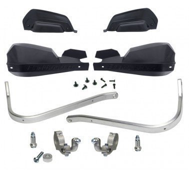 Barkbusters kit de paramanos VPS negros (letras negras) KTM 790 / 890 Adventure / Norden