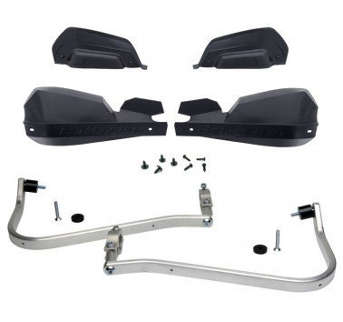 Barkbusters kit de paramanos VPS negros (letras negras) Triumph Tiger 800 / 1200