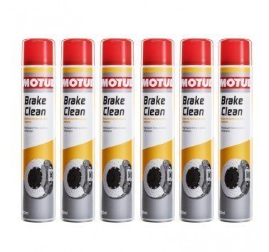 Caja de limpia piezas / frenos Motul (6 botes x 750 ml)