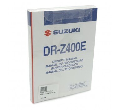 Manual del propietario Suzuki DR Z 400 E