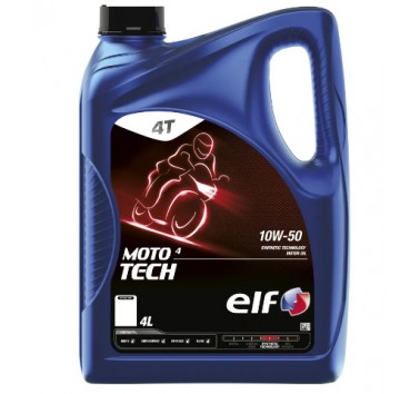 Aceite motor ELF 4 Tech 10W-50. 100% sintético. 4 litros