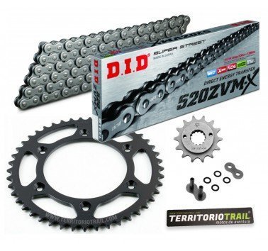 Kit de transmisión DID 520 ZVMX (14/48/110) | relación original Honda XR 650 R