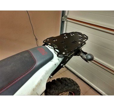 Portaequipajes 3DMoto negro para AJP PR7 650 Adventure