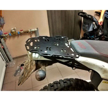 Portaequipajes 3DMoto negro para AJP PR7 650 Adventure