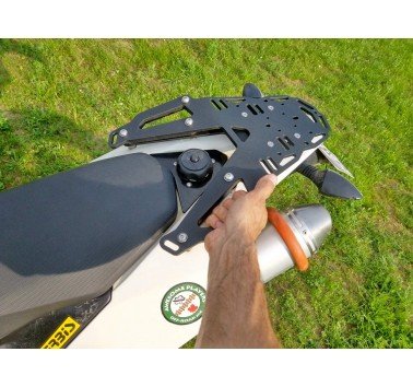 Portaequipajes 3DMoto negro para KTM 690 Enduro (2008-18)
