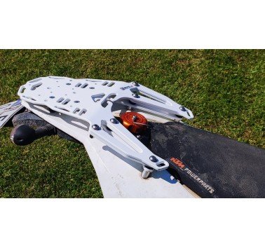 Portaequipajes 3DMoto blanco para KTM 690 Enduro (2008-18)