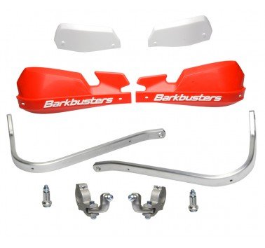Barkbusters kit de paramanos VPS rojos con barras de aluminio