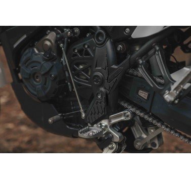 Acerbis 0024666090 juego protectores de chasis negros