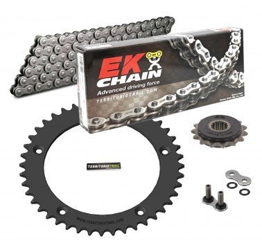 Kit de transmisión EK 520 SRX2 gris (15/43/116) | Relación original Voge 525