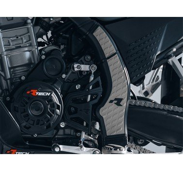Protectores de chasis RaceTech grises Kove 800 X Pro / Rally
