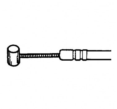 Cable de acelerador con funda 1,5mm x 2m