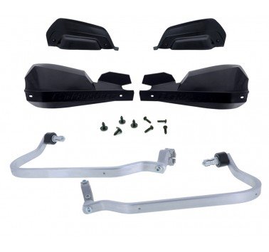 Kit de paramanos Barkbusters VPS negros (letras negras) Kove 800 X Rally / Pro