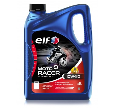 Aceite motor ELF 4 Racer 10w50 100% sintético. 4 litros