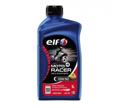 Aceite motor ELF 4 Racer 10w50 100% sintético. 1 litro
